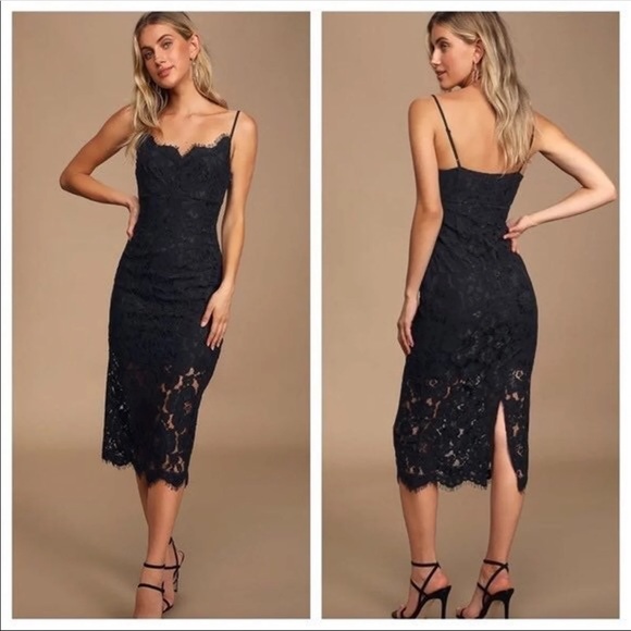 lover black lace dress